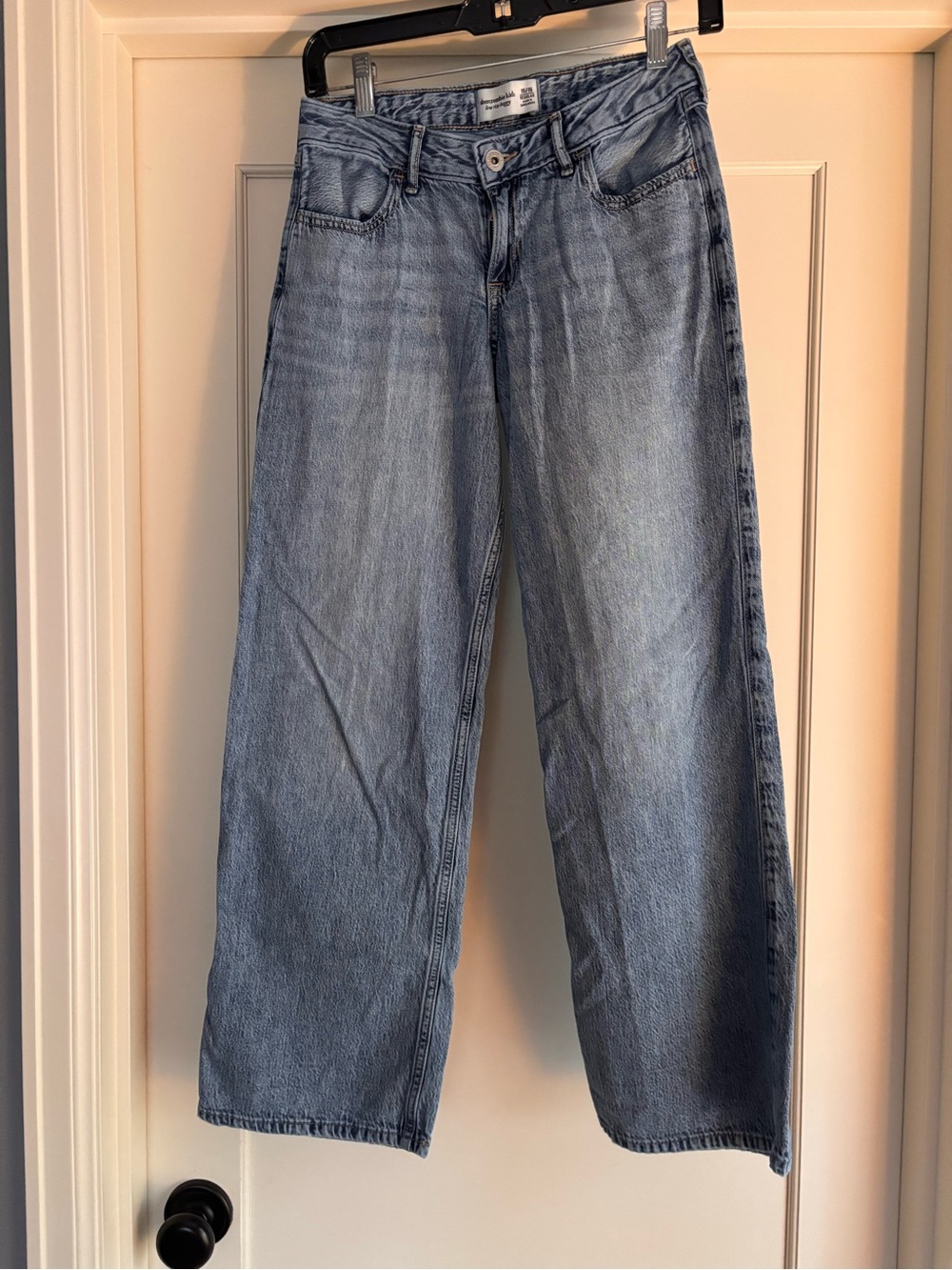 abercrombie kids low rise baggy jeans 15/16 regular